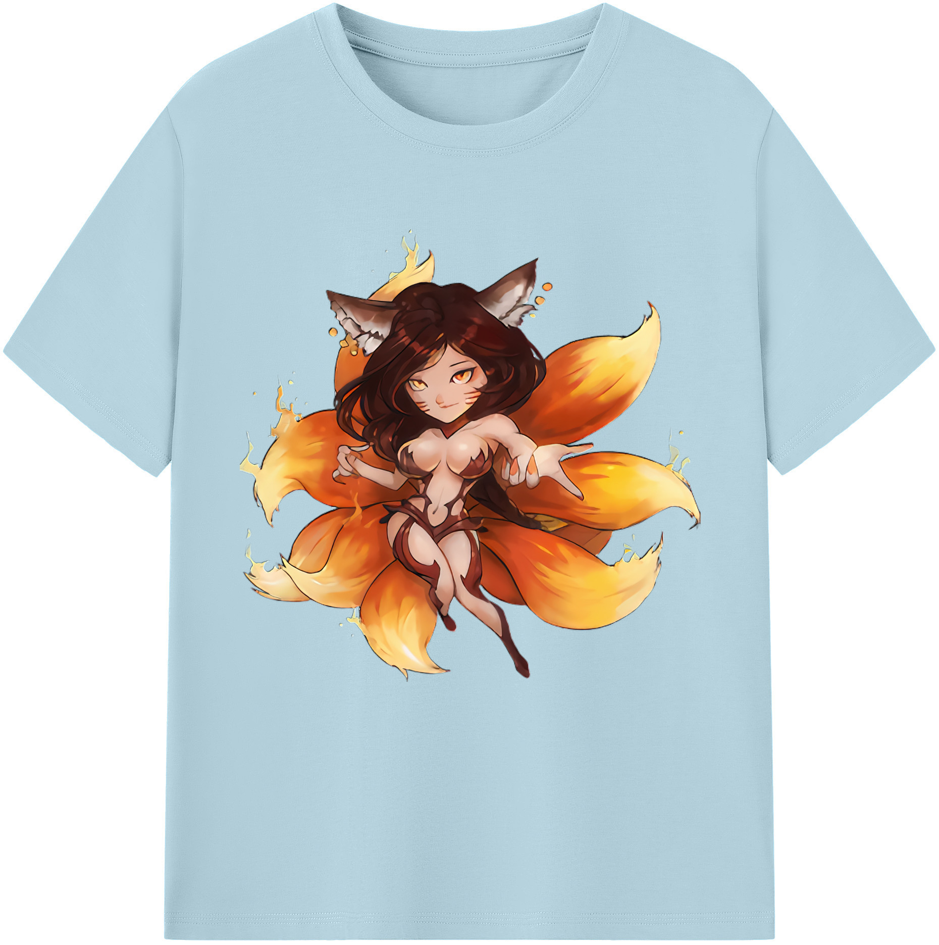 リーグ・オブ・レジェンド League of Legends LOL 綿100％半袖Tシャツ（フロントプリント）